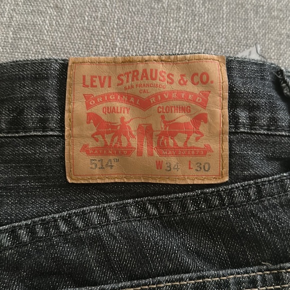 Mens grey denim Levi’s 514 - Picture 6 of 6